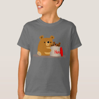 バイバイハニー！かわいい漫画が子どもたちTシャツを支える Tシャツ