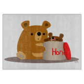 バイバイハニー！かわいい漫画クマのカットボード カッティングボード (正面)