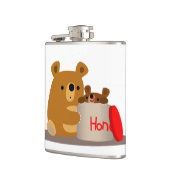 バイバイハニー！キュートな漫画クマスキットル フラスク (左)