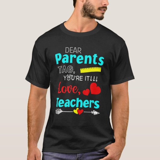 バイバイバイサマーハロー9年生おもしろい戻るScho Tシャツ (正面)