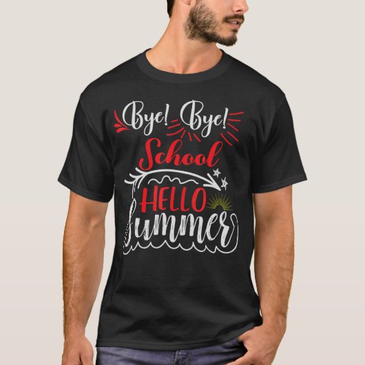 バイバイバイスクールハローサマー Tシャツ (正面)