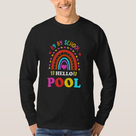 バイバイバイスクールハロープールサマー先生 Tシャツ (正面)