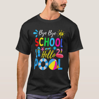 バイバイバイスクールハロープール先生夏1 Tシャツ