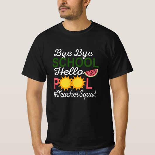バイバイバイスクールハロープール Tシャツ (正面)