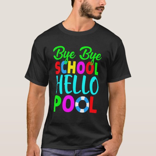 バイバイバイスクールハロープール Tシャツ (正面)