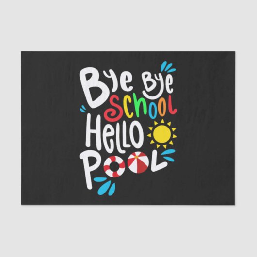 バイバイバイスクールハロープールI 薄葉紙 (正面)