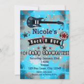 バイバイベイビーシャワースター招待状 招待状 (正面)