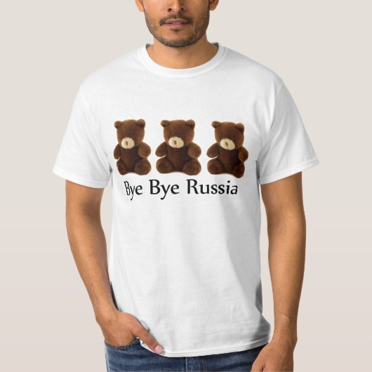 バイバイロシアのTシャツ Tシャツ (正面)