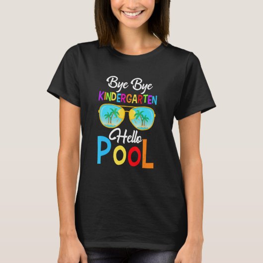 バイバイ幼稚園ハロープール最終日 Tシャツ (正面)