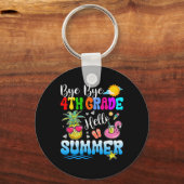 バイバイ4年生Hello夏の卒業先生 キーホルダー (正面)