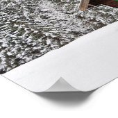 バイバ伝統的リアの木造住宅ポスター ポスター (角)