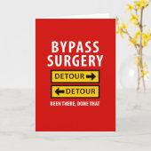 バイパスおもしろい手術が行われた カード (黄色い花)