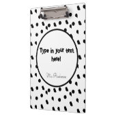 バイパーソナライズされたンダー、ボホー結合剤モダン、ボホカスタムバインダー クリップボード (左)