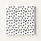 バイパーソナライズされたンダー、ボホー結合剤モダン、ボホカスタムバインダー ノートブック (裏面)