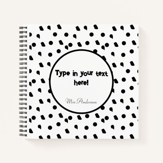 バイパーソナライズされたンダー、ボホー結合剤モダン、ボホカスタムバインダー ノートブック (正面)