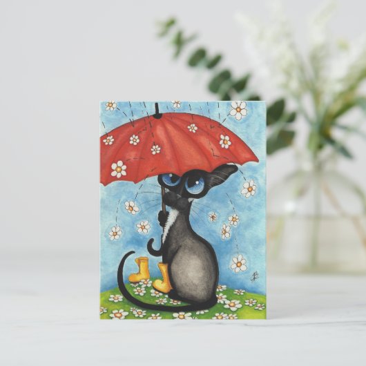 バイビーアール 毎回あなたを想うたびに雨が降る ポストカード (スタンド正面)