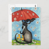 バイビーアール 毎回あなたを想うたびに雨が降る ポストカード (正面/裏面)