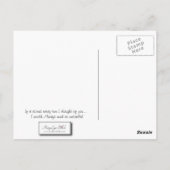 バイビーアール 毎回あなたを想うたびに雨が降る ポストカード (裏面)