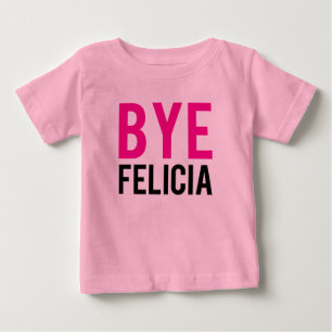 バイフェリシアおもしろいベビーシャツピンクガールズ ベビーTシャツ