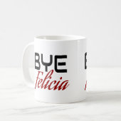 バイフェリシアおもしろい コーヒーマグカップ (正面左)