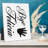 バイフェリシアファンシー手を振って フォトプラーク (側面)