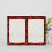 バイフォールドレッドローズフローラ結婚式 プログラム (スタンド正面)