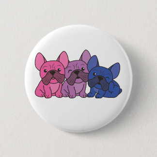 バイフラグフランスのルドッグプライドLgbtqドッグボタン 缶バッジ