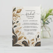 バイフ素朴ィエスタ素朴はっきりしたブライダルシャワー 招待状 (スタンド正面)