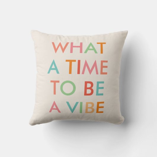 バイブの時代に生まれて インスピレーションを感じる名言 クッション (裏面)