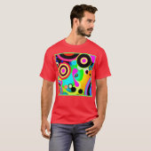バイブカラフルパターン Tシャツ (正面フル)