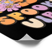 バイブハロウィン不気味パンプキンコスチュームレトログルーヴ ポスター (角)