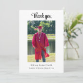 バイブモダンーのパーソナ男らしライズによる卒業 サンキューカード (スタンド正面)