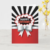 バイブラントな誕生日カード カード (黄色い花)
