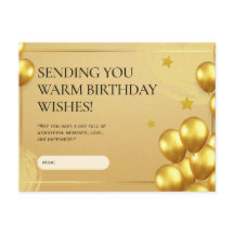 バイブラントな誕生日カード