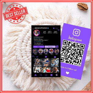 バイブラントパーソナルトレーナーInstagram QR 名刺
