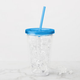 バイブラントブルー 16 oz アクリル製ドリンクタンブラー アクリルタンブラー