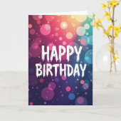 バイブラントモルテン 誕生日カード カード (黄色い花)