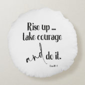 バイブルの詩の円枕 ラウンドクッション (裏面)