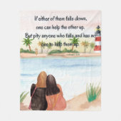 バイブルやる気を起こさせるバースフリースブランケット フリースブランケット (正面)