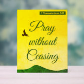 バイブルやる気を起こさせる祈りの言葉 アクリルサイン (ニュートラル)