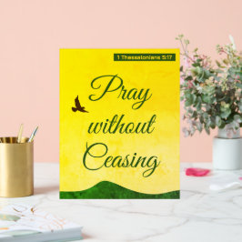 バイブルやる気を起こさせる祈りの言葉 アクリルサイン