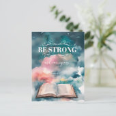 バイブルインスパイアはがき – Joshua 1:9 ポストカード (スタンド正面)