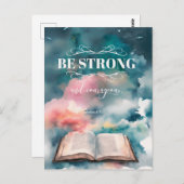 バイブルインスパイアはがき – Joshua 1:9 ポストカード (正面/裏面)