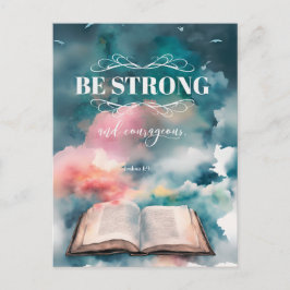 バイブルインスパイアはがき – Joshua 1:9 ポストカード