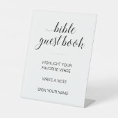 バイブルエレガントス結婚ゲストブック 台座サイン (正面)