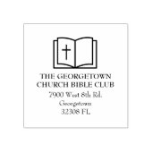 バイブルカスタムエレガント差出人住所 ラバースタンプ (インプリント)