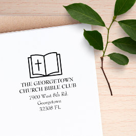 バイブルカスタムエレガント差出人住所 ラバースタンプ