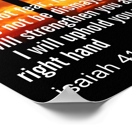 バイブルカスタム感動的バース・クロス ポスター (角)