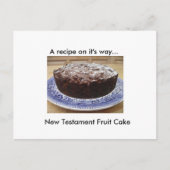 バイブルケーキレシピはがき ポストカード (正面)