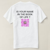 バイブルコードアプリTシャツ Tシャツ (デザイン裏面)